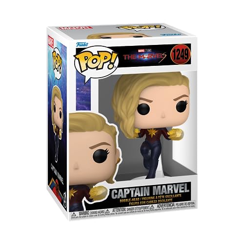Funko POP! Vinyl: The Marvels - Captain Marvel - Collectable Vinyl Figure - Gift Idea - Official Merchandise - for Kids & Adults - Movies Fans…