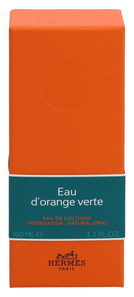 Hermes Eau D'Orange Verte Eau De Cologne Natural Spray, 3.3 oz.