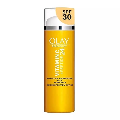 Olay Super Cream with Sunscreen SPF 30, Trial Size, Lightweight Face Moisturizer with Sun Protection, 5-in-1 Skin Care Benefits - Hydrating