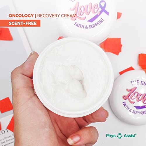 PhysAssist Oncology Cream Scent-Free Moisturizing Cream for Face & Body - Deep Hydration for Dry, Sensitive & Stressed Skin - Fragrance-Free Skin