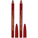 Maybelline New York Makeup Expert Wear Twin Eyebrow Pencils and Eyeliner Pencils, Dark Brown Shade, 0.06 Ounce, 2 Count (Pack of 1)