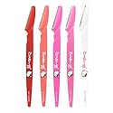The Crème Shop | Hello Kitty Bye, Fuzzies! Perfect Arch Shaping Dermaplane Razors (Set of 5)