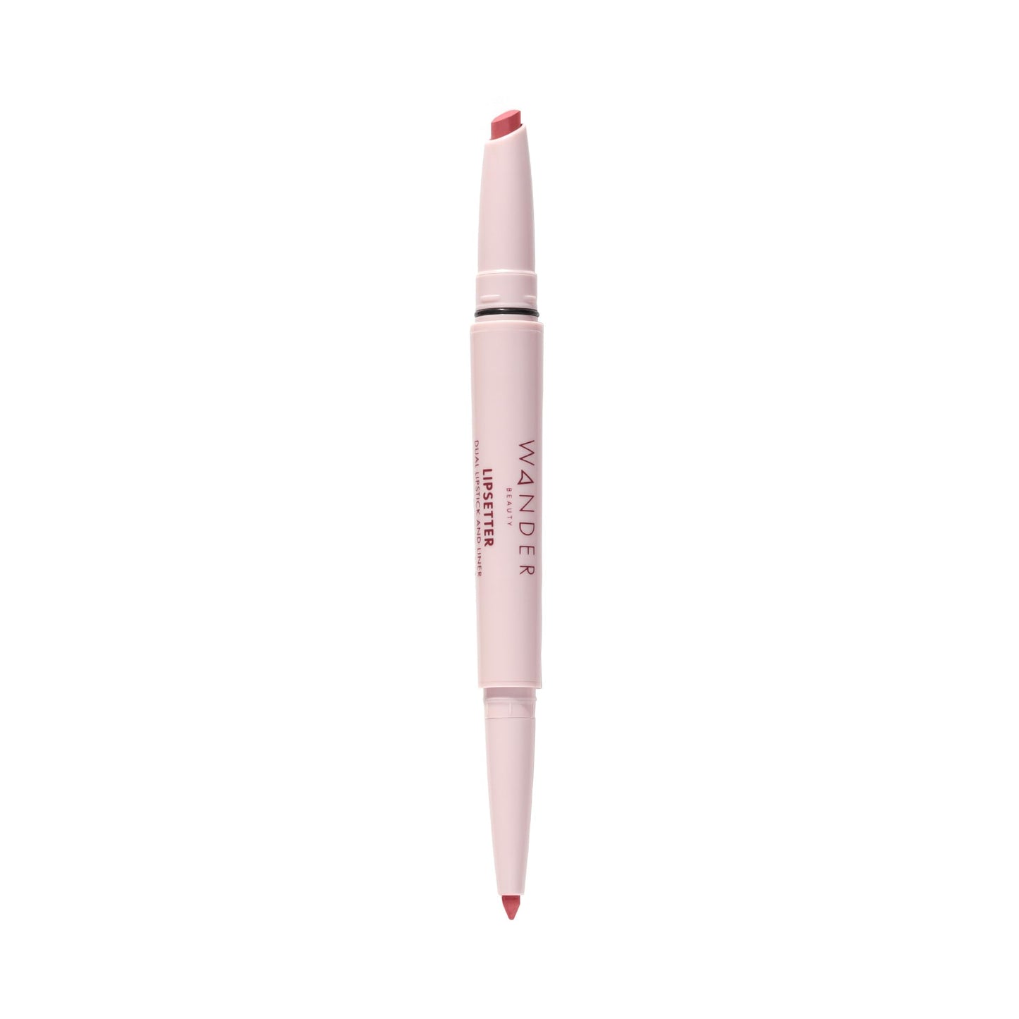 Wander Beauty Women's Lipsetter Dual Lipstick & Liner, Roaming Rose, 1 Count