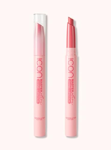 Absolute New York Master Slim Lipstick, Transfer Proof, Intense Pigment, Light-Weight, Buildable Color, Ultra-Shiny, Shine Slim Lipstick (MLSS26