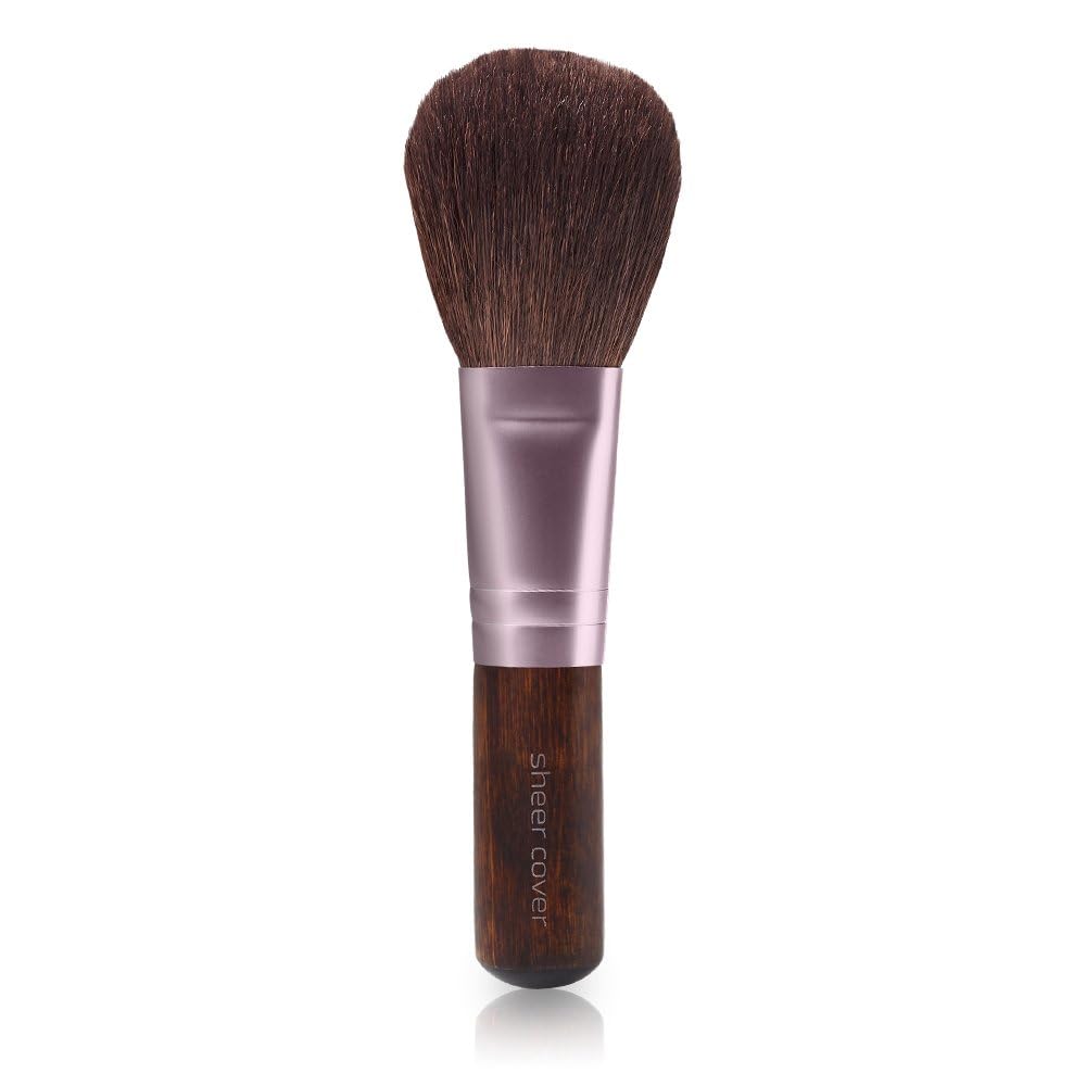 Sheer Cover Perfect Shade Mineral Foundation Makeup Kit w/ Free Brush - Tan Shade - Best Full Coverage Foundation (4 Grams)