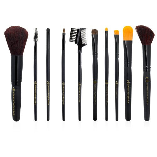 e.l.f. 10 Piece Vol 7 Brush Set, 10 Count