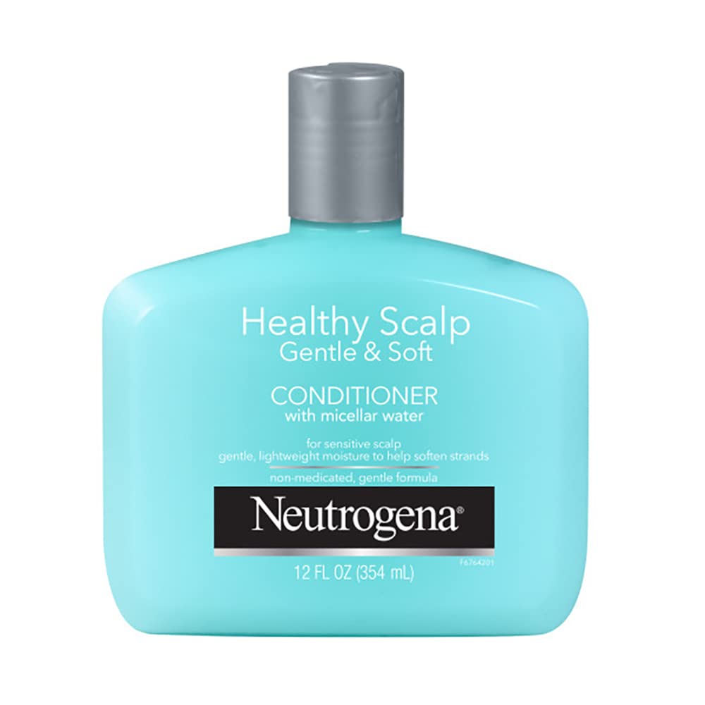 Neutrogena Gentle & Soft Healthy Scalp Conditioner for Sensitive Scalp & Lightweight Moisture, with Micellar Water, pH-Balanced, Paraben