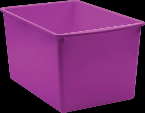 Teacher Created Resources® Purple Plastic Multi-Purpose Bin
