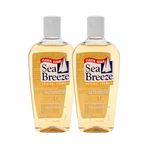 Sea Breeze Astringent Original - Facial Cleanser with Camphor and Natural Oils for Deep Pore Cleansing - Face Cleanser for Fresh, Clear Skin - 2 pc