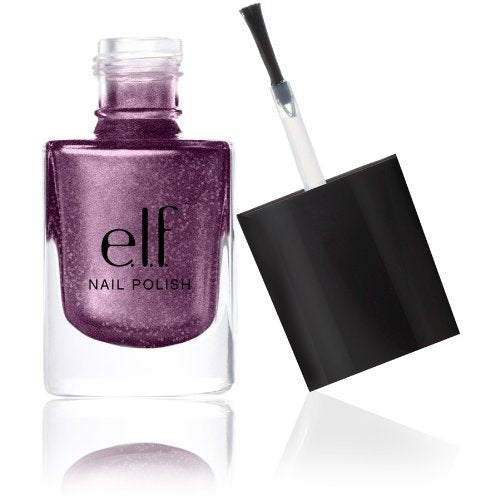 E.l.f. Nail Polish, Party Purple, 0.34 Fluid Ounce