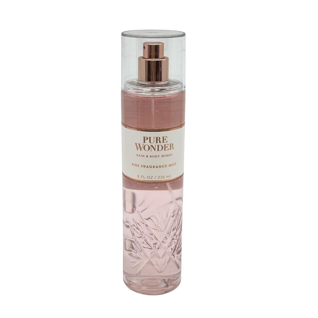 Bath & Body Works PURE WONDER Deluxe Gift Set - Fragrance Mist - Body Cream - Body Lotion - Shower Gel - Full Size