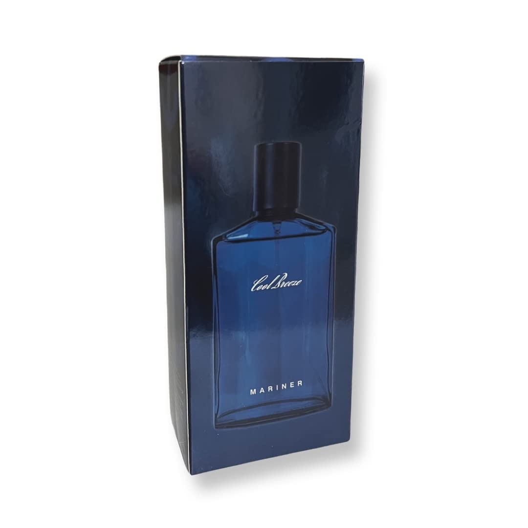 United Scents Cool Breeze MARINER Eau de Parfum for Men | 3.4 Fl Oz | Notes of Seawater, Spicy Rosemary and Fresh Mint