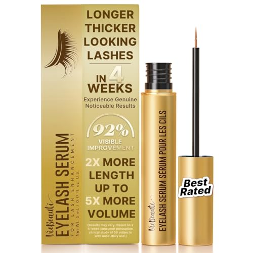 VieBeauti Eyelash Growth Serum 5mL - Lash Serum for Longer, Fuller & Thicker Looking Lashes, Advanced Nourishing Formula, Vegan & Cruelty-Free, Gentle Beauty and Personal Care VieBeauti Default Title