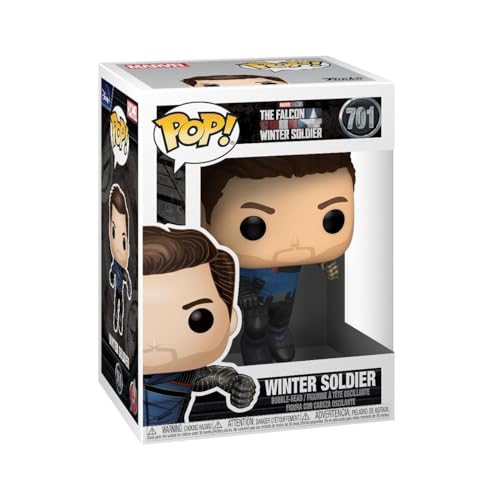 POP Funko Marvel: The Falcon and The Winter Soldier - Winter Soldier Multicolor, 3.75 inches, Standard