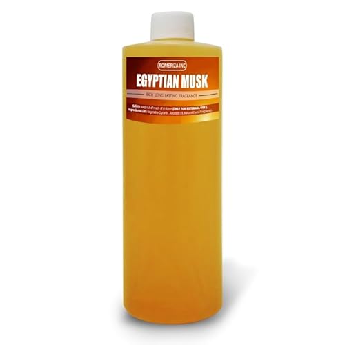 ONISAVINGS 10 FL Oz Egyptian Musk Fragrance Oil Ideal for DIY Soap Making, Candles and Body Butters - Long-Lasting Fragrance Essential Oil