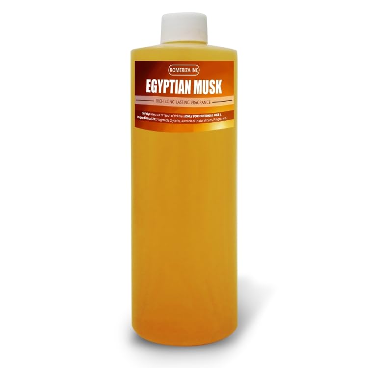 ONISAVINGS 10 FL Oz Egyptian Musk Fragrance Oil Ideal for DIY Soap Making, Candles and Body Butters - Long-Lasting Fragrance Essential Oil