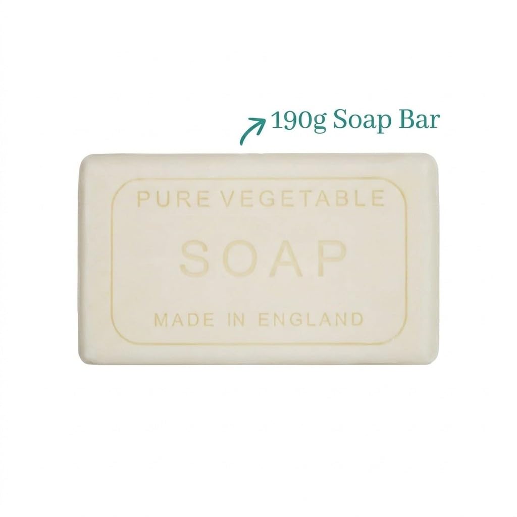 The English Soap Company English Lavender Luxury Vegetable Soap Bar Beauty & Personal Care The English Soap Company