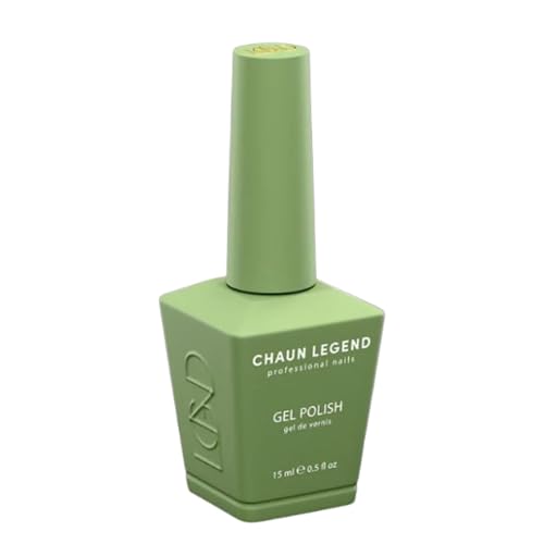 Chaun Legend UV LED Gel Nail Polish 0.5 Ounce Long Lasting, Bubble Free, Quick Dry High Shine, Sage My Name LG5085 (soft sage green) Beauty & Personal Care Chaun Legend Professional Nails