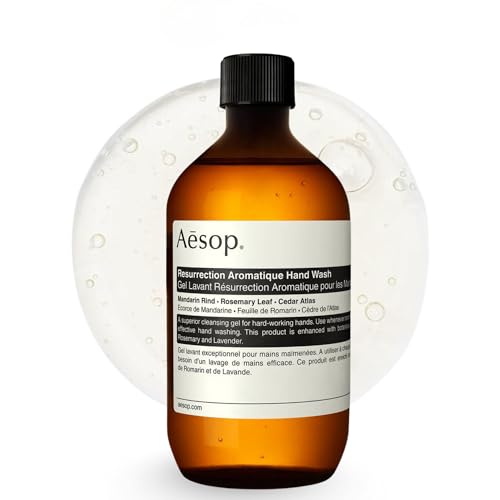 Aesop Resurrection Aromatique Hand Wash Refill - Gentle Cleanser with Orange, Rosemary and Lavender Oils - 16.9 oz / 500 ml Beauty and Personal Care Aesop Default Title
