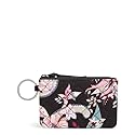 Vera Bradley Women's Cotton Zip Id Case Wallet, Botanical Paisley, One Size