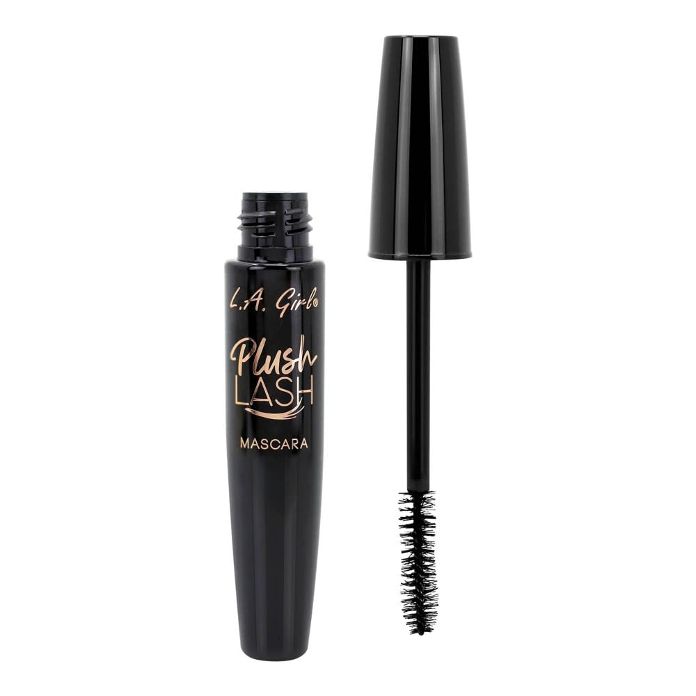 L.A. Girl Plush Lash Mascara, Velvety Black GMS658