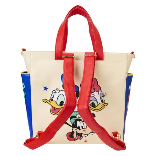 Loungefly Disney Mickey and Friends Convertible Backpack & Tote Bag