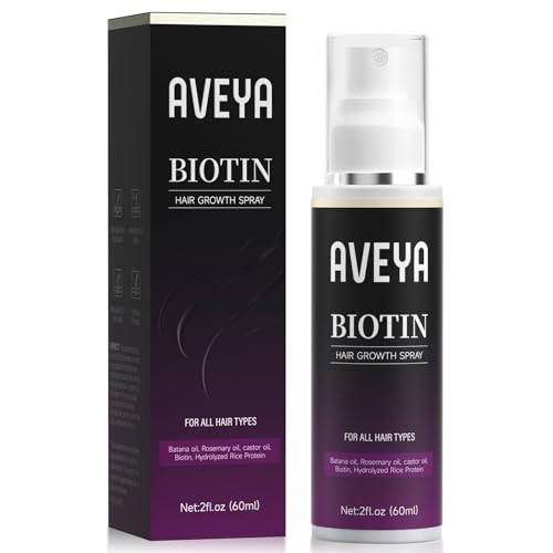 AVEYA Hair Growth Spray, infused with Rosemary Oil,rice water,Batana Oil&Biotin for Scalp - Strengthens,Thickens&Accelerates Hair Care Beauty and Personal Care AVEYA Default Title