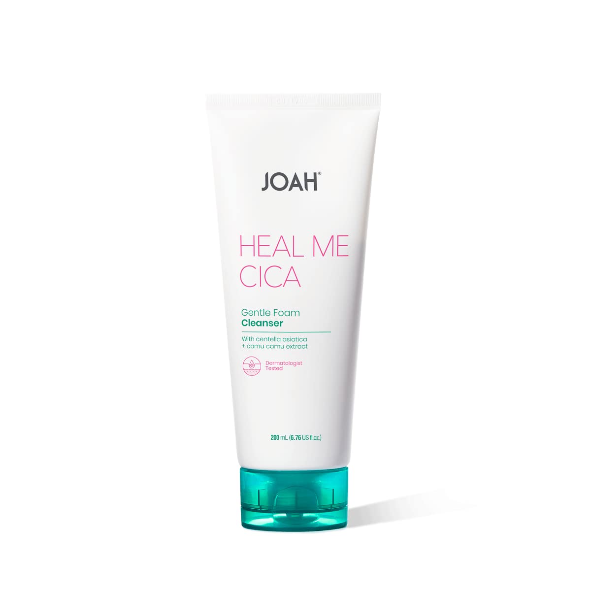 JOAH Heal Me CICA Gentle Foam Cleanser, Korean Skin Care Face Wash with Centella Asiatica and Camu Camu Extract, Suitable for Sensitive Skin, pH