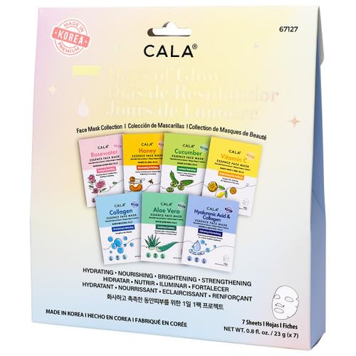 7 DAYS OF GLOW ESSENCE FACE MASKS(7PCS)