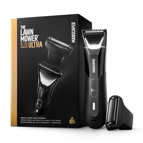MANSCAPED® The Lawn Mower® 5.0 Ultra Groin & Body Hair Trimmer - Dual-Head SkinSafe® Trimmer & Foil Blades, Waterproof Wet/Dry Groomer, USB-C Beauty and Personal Care MANSCAPED Default Title