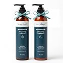 Happy Head Hair Shampoo & Conditioner Set for Men & Women with Biotin, Argan Oil, Collagen & Keratin, Daily Hair Care Routine for All Hair Types