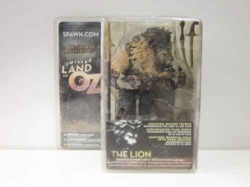 Twisted Land of Oz Lion Figure Dark Skin Tone Version McFarlane Monsters Series 2