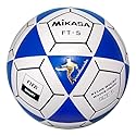 Mikasa FT5A-B-BK Goal Master Soccer Ball, Blue/White, Size 5