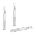 Clear Makeup Lip Gloss Pen, Empty Concealer Pen Tube with Silicone Head, Cosmetic Foundation Nail Oil Container Applicators, 5ml, Pack of 3