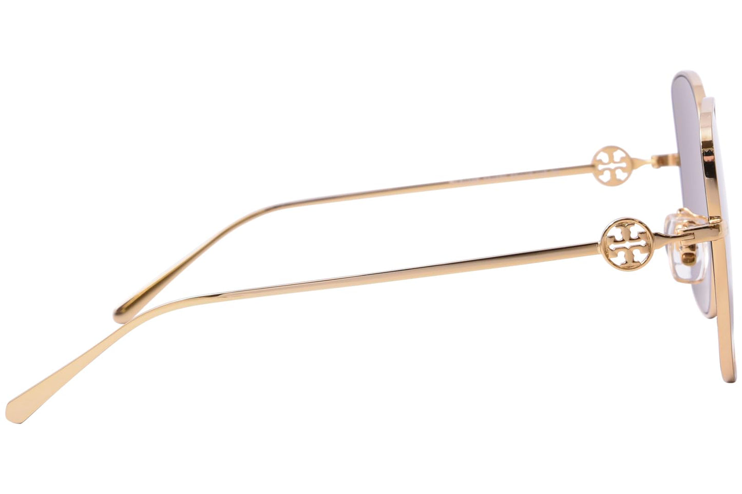 Tory Burch Sunglasses TY 6106 D 334373 Shiny Gold/Dark Brown Polyamide Standar, 60/16/145