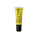 Gel Glitter Yellow. Sparkling Glitter for your face & body with fine nib applicator