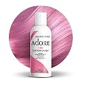 Adore Semi Permanent Hair Color (190 Cotton Candy) | Vegan & Cruelty-Free Pink Hair Dye | No Ammonia, No Peroxide, No Alcohol | 4 Fl Oz