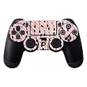 MightySkins Carbon Fiber Skin for Sony PS4 Controller - Lipstick Pattern | Protective, Durable Textured Carbon Fiber Finish | Easy to Apply, Remove,