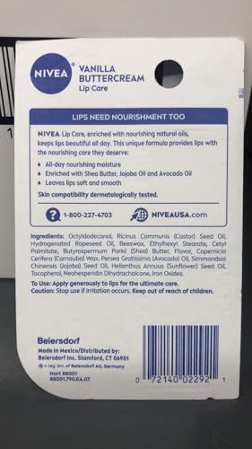 Nivea, Lip Van Buttercream.17 Ounce