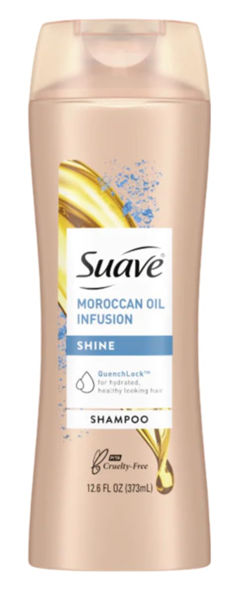 Suave Professionals Shine Shampoo Moroccan Infusion 12.6 Fl oz (Pack of 6)