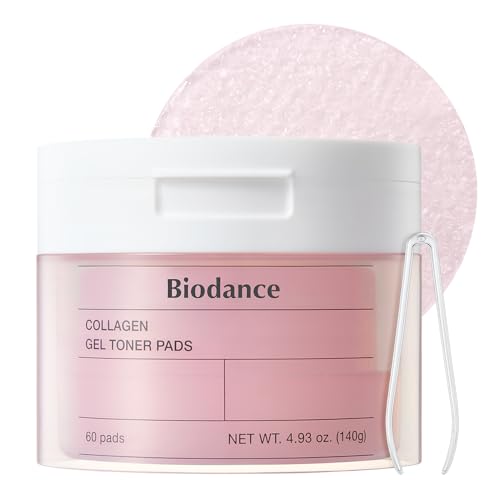 Biodance Collagen Gel Toner Pads, Pore Minimizer for Face, Improving Elasticity, Plumping Toner Pads for Sensitive Skin, Pre-Soaked Pads, Korean Skin Beauty and Personal Care BIODANCE Default Title