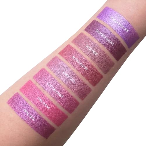Aromi Berry Fuchsia Metallic Liquid Lipstick | Magenta Pink Lip Color with Shimmery Finish, Vegan, Cruelty-free, Long-Lasting, Smudge Proof (Opal