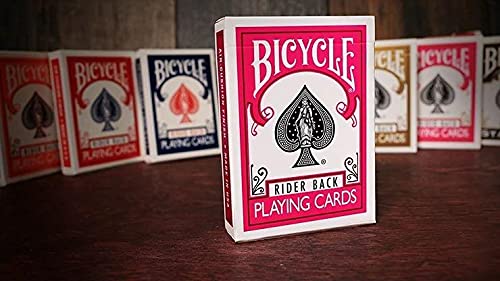 Bicycle Rider Back Fuchsia Deck