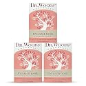 Dr. Woods English Rose Bar Soap with Organic Shea Butter - Pure Rose Scented Soap for Men and Women, Moisturizing and Exfoliating - 5.25 Oz (Pack