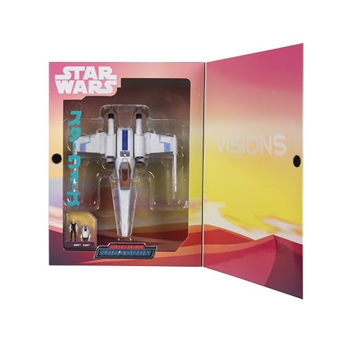Star Wars Micro Galaxy Squadron Visions X-Wing - 5-Inch Vehicle with Two 1-Inch Micro Figure Accessories