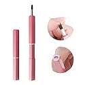 Exquisite Professional Lip Brush Applicators-Retractable Lipstick Brushes- Lipstick Gloss Makeup Brush Tool For Women and Girls (Pink)