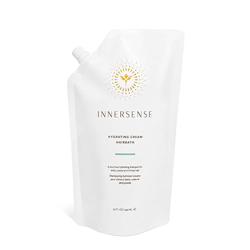 INNERSENSE Organic Beauty - Natural Hydrating Cream Hairbath Shampoo | Hydrating, Nourishing, For Dry Scalp | Non-Toxic, Cruelty-Free, Clean Haircare