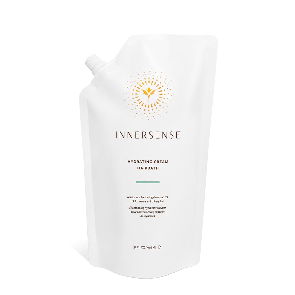 INNERSENSE Organic Beauty - Natural Hydrating Cream Hairbath Shampoo | Hydrating, Nourishing, For Dry Scalp | Non-Toxic, Cruelty-Free, Clean Haircare