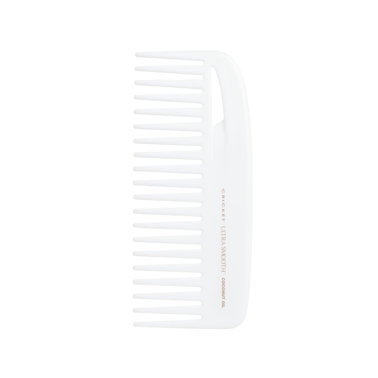 Cricket Ultra Smooth Coconut Conditioning Comb - Infused with Coconut Oil & Keratin for Frizz-Free Shine and Hydration, Ideal for Mid-Length, Thick