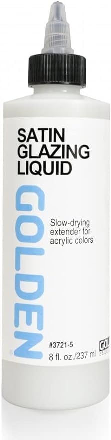 Golden Acryl Med 16 Oz Glaze Liquid Satin Beauty & Personal Care GOLDEN